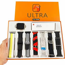 ULTRA SMART WATCH  WITH  7 STRAPS